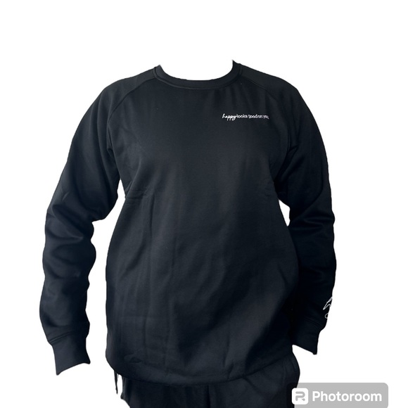 Men’s sweatshirt black nwt size XL tall slim fit - Picture 1 of 5